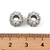 Brass Micro Pave Cubic Zirconia Beads KK-K374-20P-3