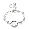 Tarnish Resistant 304 Stainless Steel Bracelet Making STAS-L248-009P-B-1