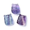 Carved Natural Fluorite Beads G-J387-33-1