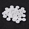 2-Hole Flat Round Resin Sewing Buttons for Costume Design BUTT-E119-34L-19-1