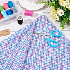 Fishscale Pattern Polyester Fabrics DIY-WH0292-79A-5