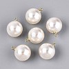ABS Plastic Imitation Pearl Pendants FIND-H052-01I-01KCG-1