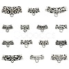 70Ppcs 14 Styles Tibetan Style Alloy Tube Bails FIND-CJ0002-99-9