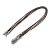 Braided Waxed Cotton Cord Necklace Making MAK-YWC0001-01P-M2-1