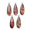 Dyed Synthetic Imperial Jasper Pendants GG-CBAA20A-06P-01-1