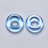 Transparent Spray Painted Glass Beads GLAA-S190-003A-01-2