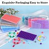 80Pcs Round Silicone Focal Beads SIL-SZ0001-24-17-6