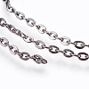 Iron Flat Cable Chains X-CH-0.6PYSZ-B-WH-1