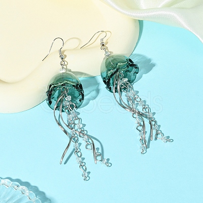 Iron Dangle Earrings EJEW-FS00020-1