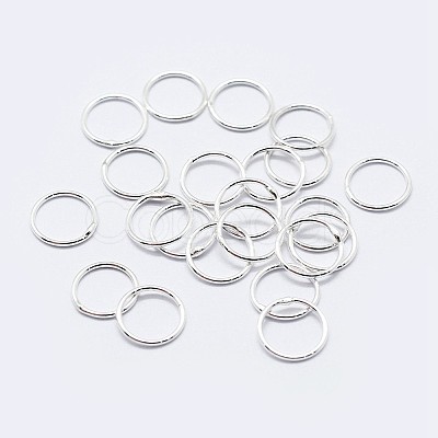 925 Sterling Silver Soldered Closed Jump Rings STER-F036-03S-1x8-1