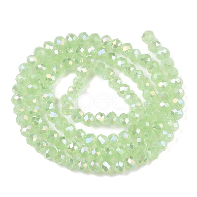 Electroplate Glass Beads Strands EGLA-A044-J3mm-B08-1