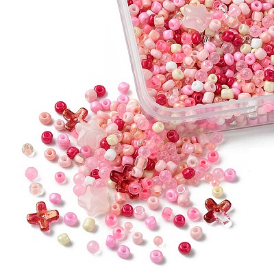 Mixed Styles Glass Beads GLAA-FS0001-78-1