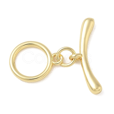 Brass Toggle Clasps KK-CBAFC6C-07E-G-1