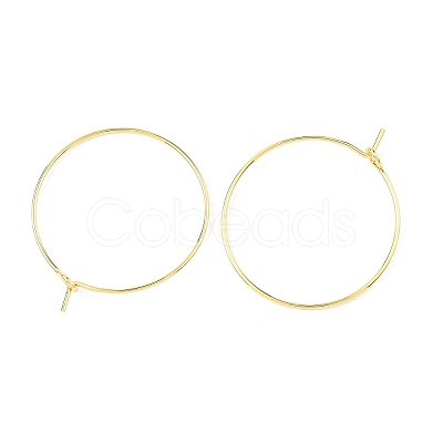 SHEGRACE Brass Hoop Earring Findings XGRPCH280-218G-1