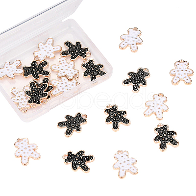 Alloy Enamel Pendants ENAM-CJ0001-54-1