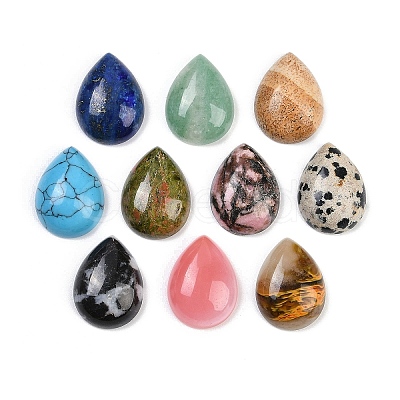 Natural & Synthetic Mixed Gemstone Cabochons G-H094-01A-1