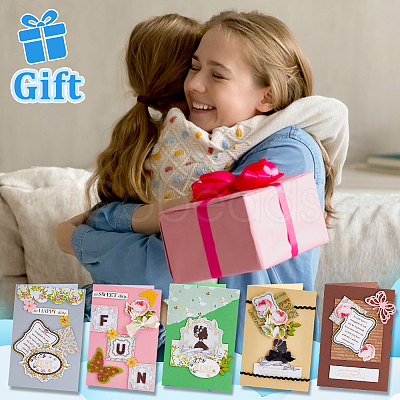 DIY Teachers' Day Theme Envelope & Card Kids Craft Kits AJEW-WH0473-15-1