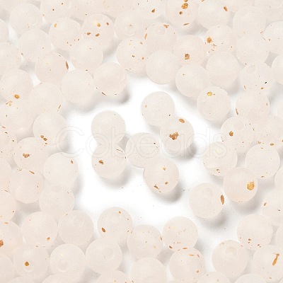 Frosted Transparent Acrylic Beads X1-OACR-F013-13L-1