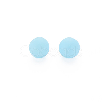 Opaque Acrylic Beads PAB702Y-B01-07-1