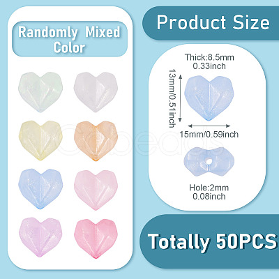 Luminous Transparent Acrylic Beads LACR-TA0001-07A-1