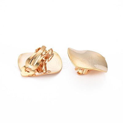 Brass Clip-on Earring Setting KK-S356-730-1