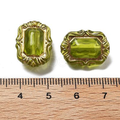 Transparent Acrylic Beads X-OACR-Q016-08A-1
