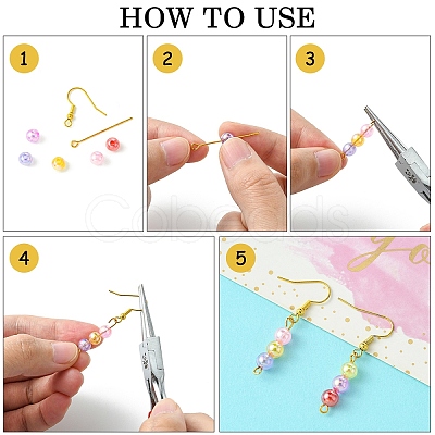 240Pcs 6 Styles Brass Ball Head Pins FIND-YW0005-16-1