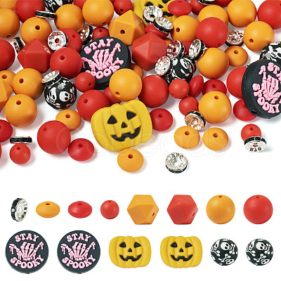 Halloween DIY Beads Findings Kits DIY-TA0014-47B-1