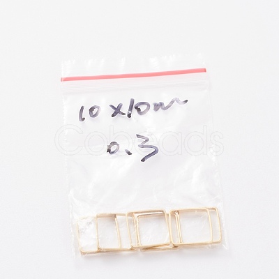 Brass Linking Rings KK-Y003-01B-G-1