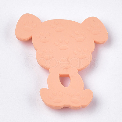 Food Grade Eco-Friendly Silicone Puppy Beads SIL-T052-07F-1