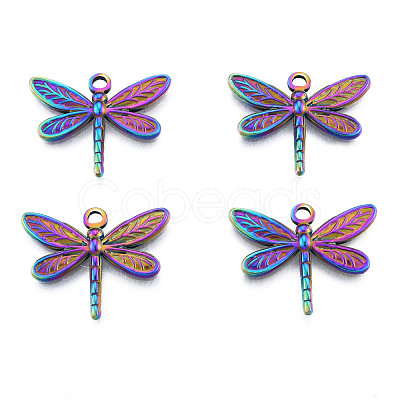 Ion Plating(IP) 201 Stainless Steel Pendants STAS-N098-226M-1