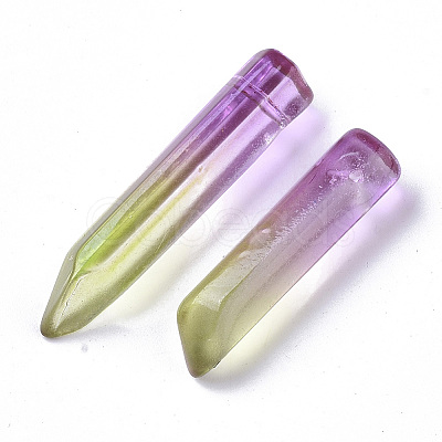 Two Tone Glass Beads LS-GLAA-S167-13G-1