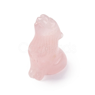 Natural Rose Quartz Display Decorations DJEW-P019-A14-1