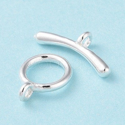 Eco-friendly Brass Toggle Clasps X-KK-D082-12S-1