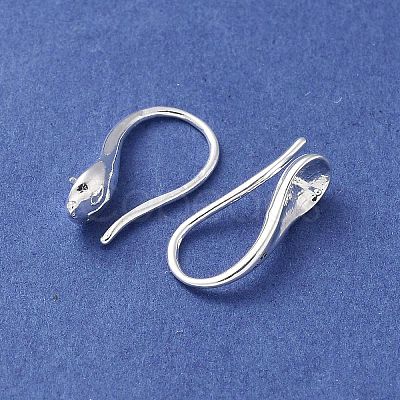 Brass Earring Hooks KK-A236-16S-1