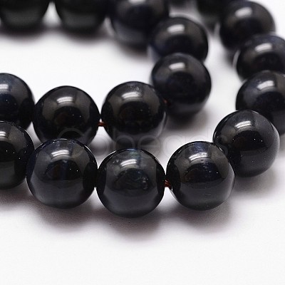 Natural Tiger Eye Bead Strands G-G735-23-8mm-05-1