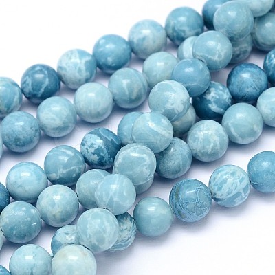 Natural Gemstone Beads Strands G-L367-01-6mm-1