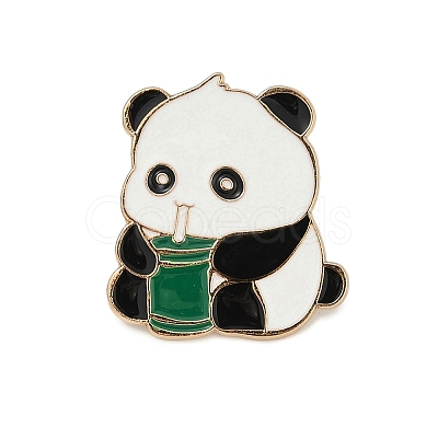Panda Theme Enamel Pins JEWB-J006-02E-KCG-1