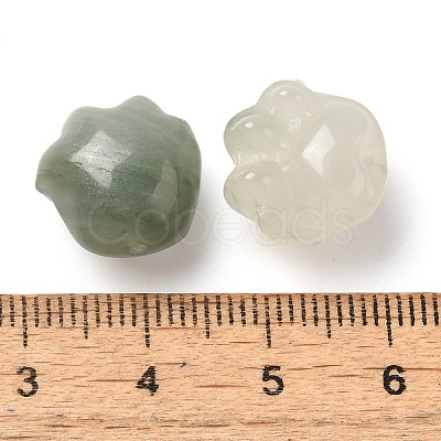 Natural Jade Carved Beads G-P550-18-1