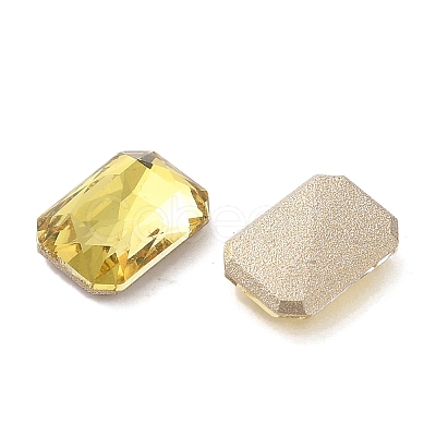 Glass Rhinestone Cabochons RGLA-P037-04B-D-1