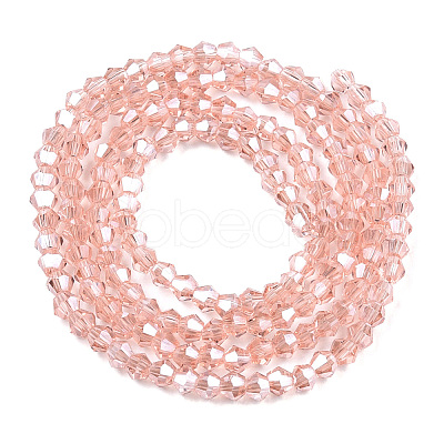 Transparent Glass Beads Strands EGLA-A039-T2mm-D15-1
