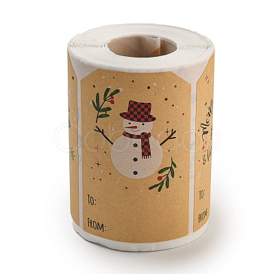 Christmas Theme Cartoon Paper Stickers STIC-P013-08B-1