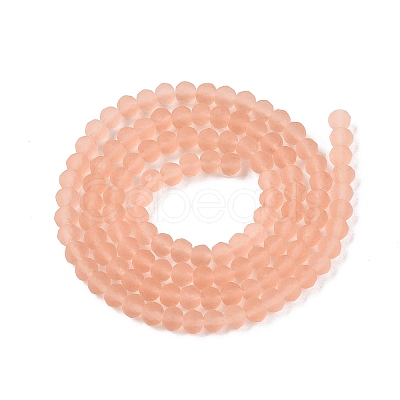 Transparent Glass Beads Strands EGLA-A044-T4mm-MD21-1