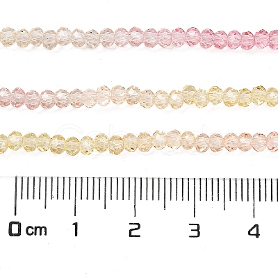 Transparent Painted Glass Beads Strands DGLA-A034-T1mm-A09-1