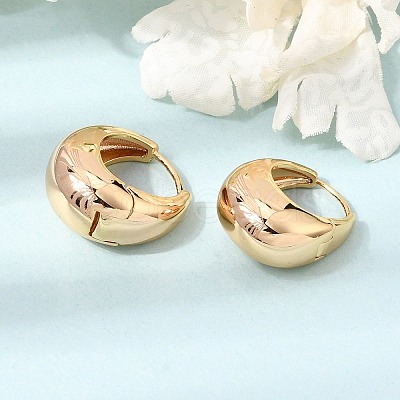 Brass Hoop Earrings for Women KK-CBACA55-11G-1