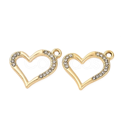 Alloy Rhinestone Pendants PALLOY-S052-01G-D-1