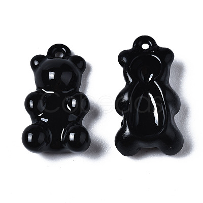 Spray Painted Alloy Pendants X-PALLOY-Q436-001A-NR-1