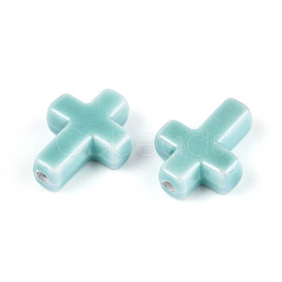 Handmade Porcelain Beads PORC-F010-10-01-1