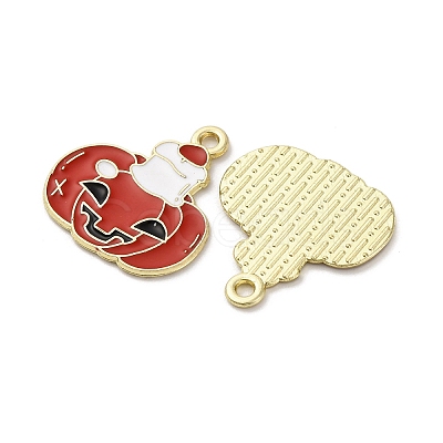 Halloween Alloy Enamel Pendants STAS-I354-01G-B02-1
