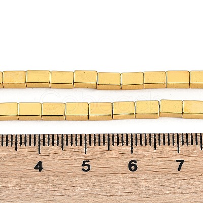 Electroplated Synthetic Non-magnetic Hematite Beads Strands G-C156-01G-1